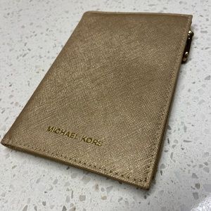 Michael Kors small gold wallet **PERFECT CONDITION**